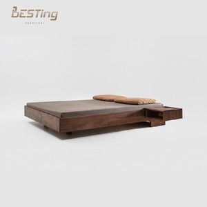 Muebles de diseño moderno para el hogar, caja de madera <span class=keywords><strong>suspendida</strong></span> para loft, tamaño queen, <span class=keywords><strong>cama</strong></span> doble - Product Image 3