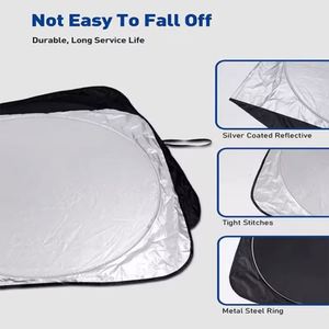 Cheap Wholesale Custom Printing Logo Car Sunshade for Car Dealer Promotion Business Gift Front <b>Window</b> Side <b>Window</b> Car Sun <b>Shades</b> - Product Image 5