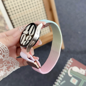 Compatible con la serie GT, correa magnética trenzada degradada para Watch4/3 y la serie <span class=keywords><strong>Honor</strong></span>, nueva correa de reloj para mujer y niños - Product Image 3