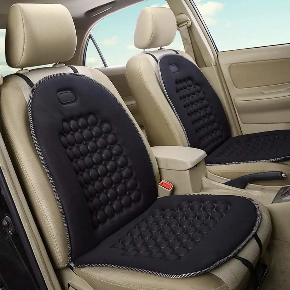 Bọc ghế trước bảo vệ lưng hỗ trợ tư thế mềm mại thoải mái đệm thoáng khí chống trượt Bộ nhớ đệm ghế xe hơi
