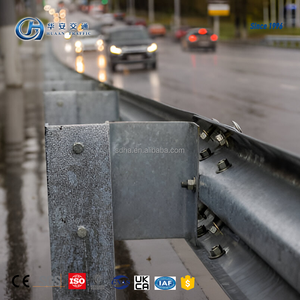 Bloc de prévention Crash Barrier Post Autoroute Garde-corps Poutre en métal Zinc Acier AASTHO M180 Barrière de circulation - Product Image 4