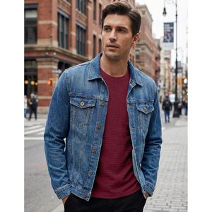 T-shirt pour homme FOXA, coupe ajustée, manches courtes, col rond, tricot texturé, vêtements décontractés - Product Image 5