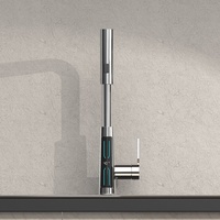 Robinet de cuisine multifonctionnel à affichage numérique intelligent Mélangeurs d'évier en laiton chromé pour la salle de bain et la cuisine