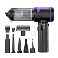 Aspirateur à main sans fil 17000Pa, moteur sans balais 80000RPM, aspirateur électrique puissant pour le nettoyage du clavier