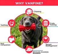 Jouets à mâcher pour chiens super résistants pour les mâcheurs agressifs de grande taille, jouet à mâcher pour animaux de compagnie durable et indestructible, nouveau design