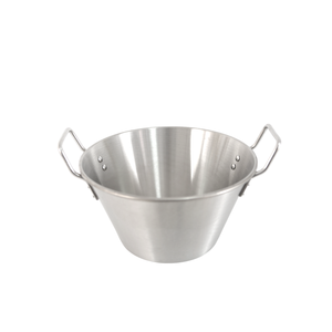 Olla de Cocina Portátil de 19 Pulgadas, Cazo Grande Plano de 11-1/2 Pulgadas de Profundidad, Wok Alto, Caso L Carnitas, Quemador de Estufa de Gas - Product Image 1