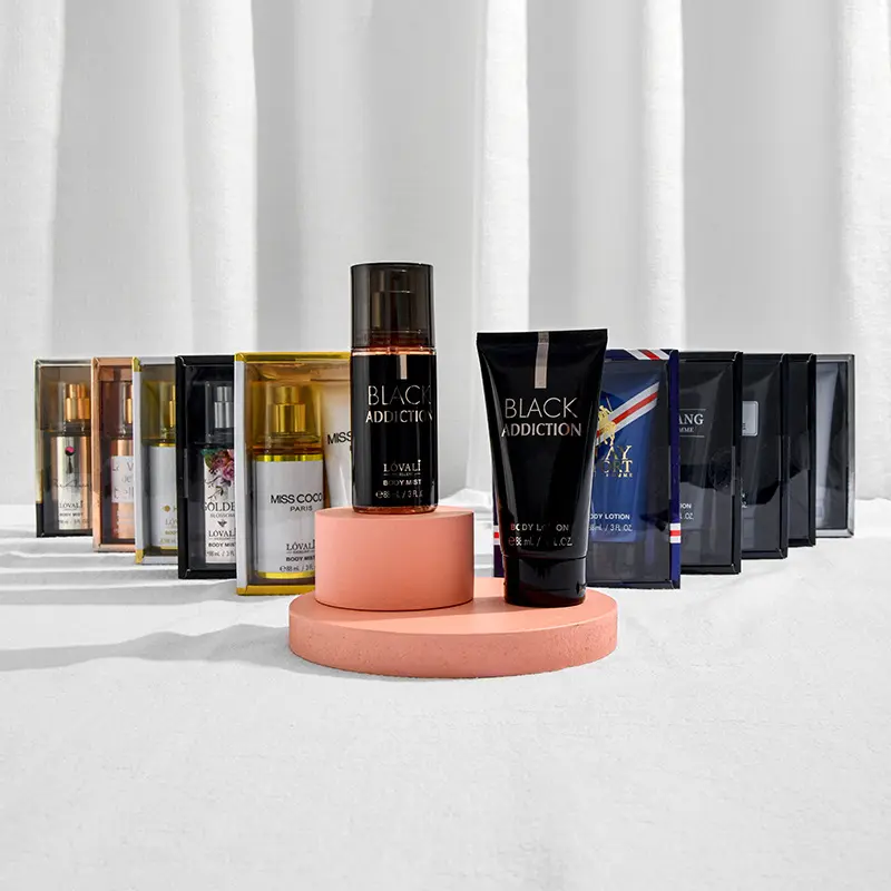 tiktok Hot style New Women's Perfume Hand Cream Gift Box Men's Body Spray Body Lotion Travel Carry Kit