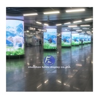 Pantalla LED Transparente y Flexible con Alta Transmitancia, Fácil Instalación para Ventanas y Publicidad en Edificios