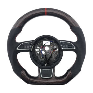 Volante de Fibra de Carbono Alcantara para Audi A3 A4 A5 A6L A8 Q5 Q7 Q8 TT B9, Venta al por Mayor - Product Image 1