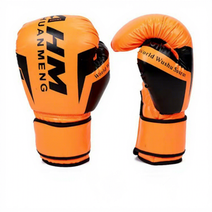 <span class=keywords><strong>Guantes</strong></span> de Boxeo de Entrenamiento MMA de PU Hechos a Medida con Cierre de Diseño de Medio Dedo, 1 Par - Product Image 4