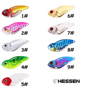 เหยื่อตกปลาแบบสั่นสะเทือนโลหะ ประดับเลื่อมสีสันสดใส ทอง เงิน ขายส่ง สำหรับปลาปากกว้าง ปลาแซลมอน น้ำเค็ม เหยื่อปลอมแบบมีตะขอ โรงงานผลิต - Product Image 3