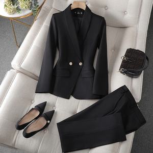 Traje de Blazer Personalizado para Mujer, Conjunto de Dos Piezas del Mismo Color, Trajes de Empresa, Conjunto de Trajes para Mujer - Product Image 3