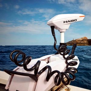 Motor <span class=keywords><strong>fueraborda</strong></span> eléctrico Haibo Penguin P70 P90 P125 con GPS, anclaje, tempomat, piloto automático, control remoto inalámbrico y varias longitudes de eje - Product Image 1