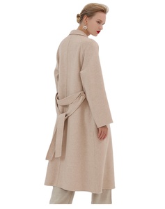 <span class=keywords><strong>Manteau</strong></span> <span class=keywords><strong>long</strong></span> en cachemire et <span class=keywords><strong>laine</strong></span> double face pour <span class=keywords><strong>femme</strong></span>, ceinturé, surdimensionné, pour le bureau, avec poche plaquée - Product Image 5