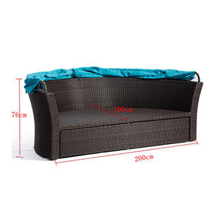 <span class=keywords><strong>Auvent</strong></span> Rotin En Osier Meubles <span class=keywords><strong>De</strong></span> Patio rond Orientable tissé Soleil salon <span class=keywords><strong>lit</strong></span> - Product Image 1