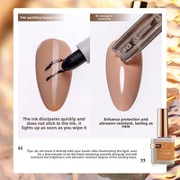 Kit de Gel Français 5-en-1 à Base d'Eau 15ml Multifonctionnel UV LED Soak Off en Gros en Stock pour Salons Professionnels