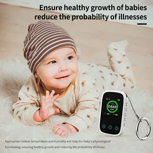 Analyseur de qualité de l'air 3 en 1, testeur de CO2, de température et d'humidité, écran LCD, capteur NDIR, détecteur de monoxyde, utilisation en intérieur, alarme vocale - Product Image 5