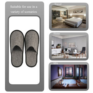 Pantuflas de Hotel con Logotipo Personalizado al por Mayor Directo de Fábrica, Pantuflas Desechables para Habitaciones de Huéspedes, Pantuflas Económicas al por Mayor para Uso en Hoteles - Product Image 4