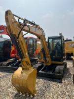 Mini-excavatrice CAT 306E2 d'occasion, 6 tonnes, excavatrice sur chenilles d'occasion, origine Japon, bon état, faible nombre d'heures de travail, à vendre