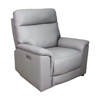 Fauteuil inclinable relaxant moderne en cuir à fonction unique, réglable, avec repose-pieds, manuel, pour salon, ensemble de canapés inclinables