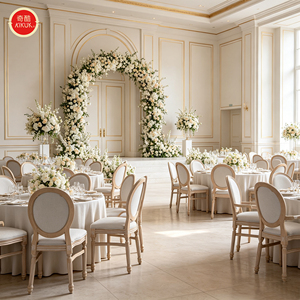 Sillas de Resina Apilables Estilo Luis XV para Alquiler, Ideales para Eventos, Bodas, Fiestas y <span class=keywords><strong>Banquetes</strong></span> - Product Image 1