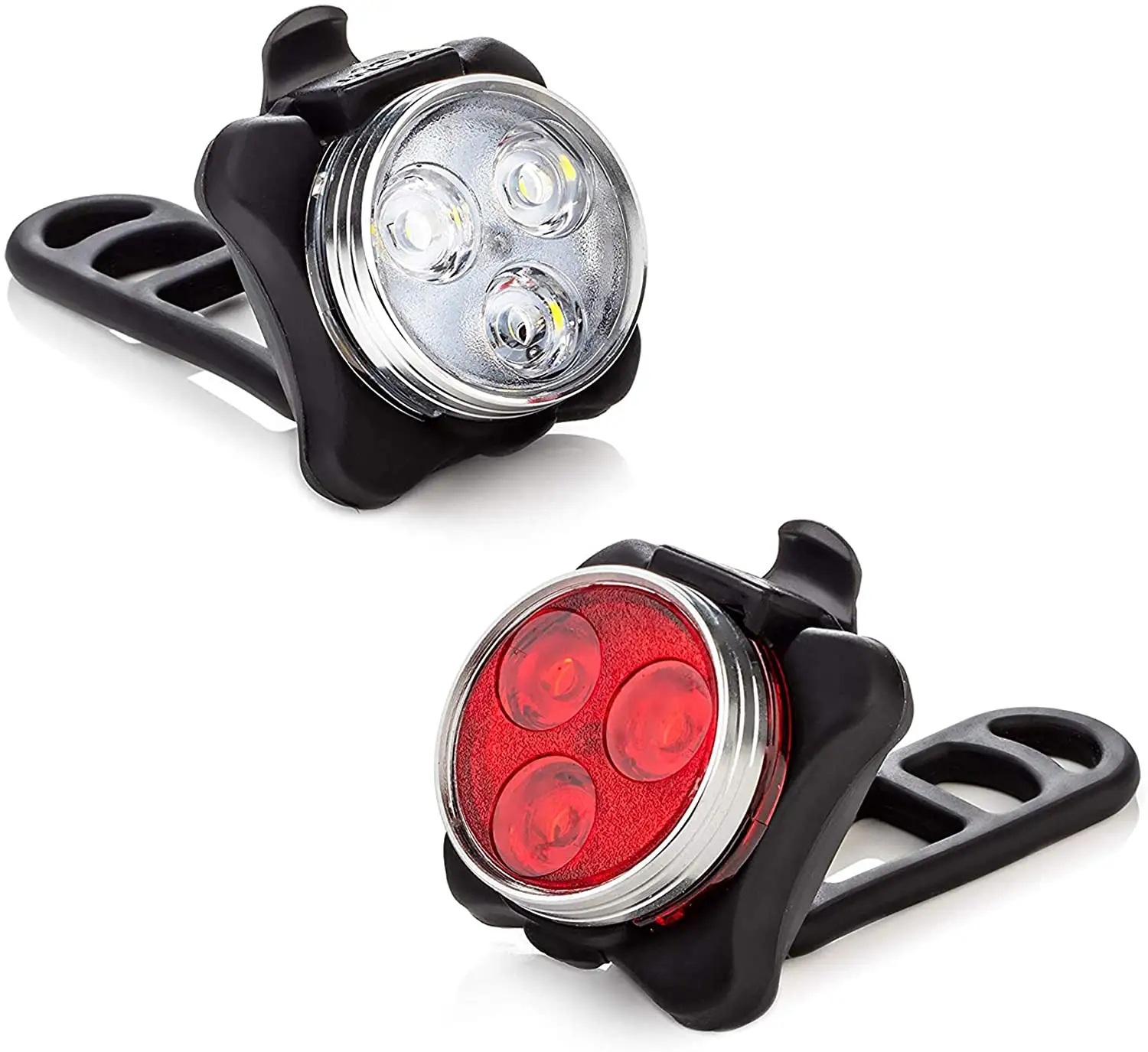 USB Rechargeable Super Bright Bicycle Light Bike Lights Front and Back Bike Headlight Longer Battery Life Waterproof