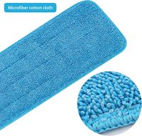 Fournitures de nettoyage ménager Tête de vadrouille en microfibre à code couleur pour le nettoyage des sols