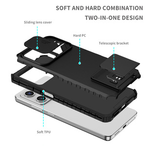 Funda a prueba de golpes para Xiaomi Redmi 10 A1 <span class=keywords><strong>A2</strong></span> A3 / Note 13 12 11 Pro / Note 10S 11SE funda protectora de lente de cámara deslizante - Product Image 5