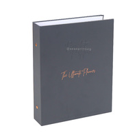 Journal à feuilles mobiles personnalisé cahier en cuir rechargeable coffret cadeau A5 planificateur ultime de luxe planificateur à 6 anneaux