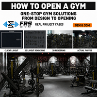 Conjunto de Equipos de Gimnasio Comercial FRS 2026, Diseño 3D Gratuito, Paquete Profesional de Fitness, Suministro Integral, Personalizable, Acero Inoxidable
