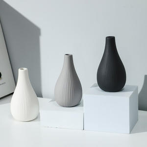 YBH moderne Simple <span class=keywords><strong>Mini</strong></span> Vase en céramique nordique maison décorative élégante fleur <span class=keywords><strong>Ware</strong></span> Design créatif <span class=keywords><strong>Mini</strong></span> Vase de Table - Product Image 5