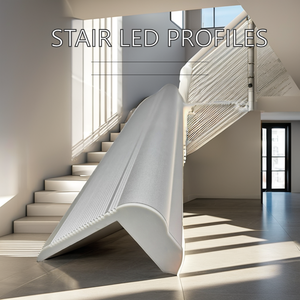 Profilés LED pour escaliers, bandes LED en <span class=keywords><strong>aluminium</strong></span>, profilés de bordure, éclairage LED pour escaliers - Product Image 5