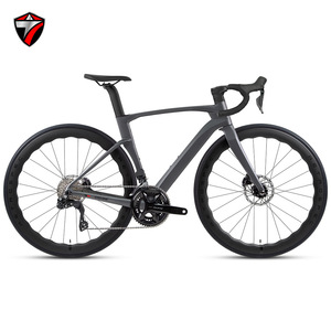 Bicicleta de Carretera de Carreras de Fibra de Carbono Cyclone-3rd (105big) 2025, Nueva Versión Mejorada, Precio de Fábrica, con Frenos de Disco R7170 -2*12s y Ruedas 700c - Product Image 1