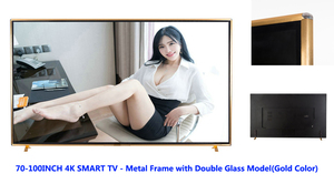 โรงงานผลิตทีวี LCD ของจีน ขายส่งทีวีจอแบนขนาด 70" 75" 80" 85" 90" 95" 100" 110" นิ้ว ทีวี LED สมาร์ท 4K - Product Image 4