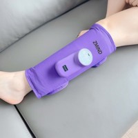 Masseur électrique de mollet de compression d'air de chaleur portable masseur de jambe et de mollet sans fil pour la circulation masseur de mollet intelligent