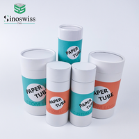 Conception personnalisée Emballage de carton cylindrique en papier Boîte-cadeau Emballage de vêtements