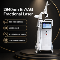 Machine à laser fractionné 2940 nm Erbium Yag 1064 nm Nd Yag pour l'élimination des ridules, le raffinement des pores et le lissage de la peau