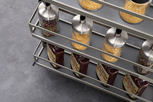 Modern Design Kitchen Cabinet Factory Direct Wholesale Soft Closing MDF Base With Side Pull Out <b>Basket</b> Pull Out <b>Basket</b> Kitchen S - Product Image 2