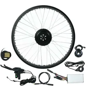 Hot selling 250w-8000w brushless electric motor kit conversion 20-29 inch brushless dc motor bicycles