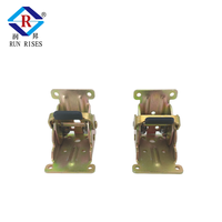 G14 Support de charnière de pied de table pliable à usage intensif Double verrouillage pour armoires de cuisine Meubles pour chambre à coucher Supports de salon