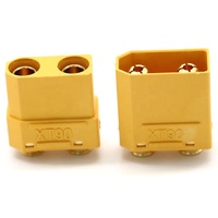 Connecteur Amass XT90PB 4,5 mm mâle femelle, fiche banane, connecteur de soudage vertical XT90 PCB pour pièces détachées d'hélicoptère RC DIY