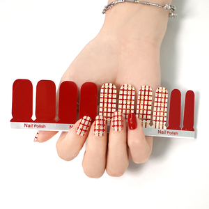 Venta al por mayor personalizado <span class=keywords><strong>Festival</strong></span> de Primavera Día de San Valentín Nail Wraps pegatina moda nail art polaco tiras para las mujeres - Product Image 2