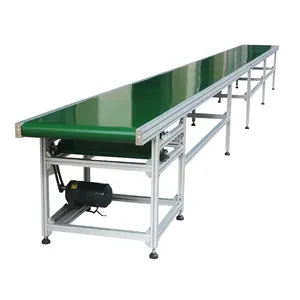 Factory Supply Power PVC PU Steel Belt Conveyor Machine Conveyor Belt System Price For Sale