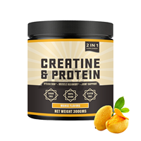 Créatine monohydrate en poudre de marque privée JBY, complément protéiné pour la construction musculaire, amélioration des performances, adulte