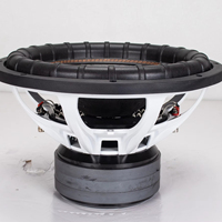 Audio mobil kompetisi 3 4 Vdc Dual 2 Ohm, Spl Sub Woofer Speaker Magnet besar oz 1500 Rms 3000 Max 15 12 inci Subwoofer
