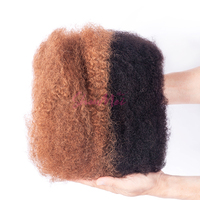 Cheveux humains afro crépus en vrac, 100 % naturels, pour tresses, dreadlocks et extensions de cheveux torsadés – Meilleures ventes