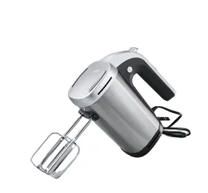 New design OEM 5 speedsSteel Stainless Powerful turbo whisk Flat electric food mixer mini electric hand mixer