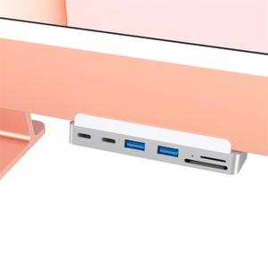 Colorii iMC01 4k @ 60Hz HDMI 10Gbps Thunderbolt3 SD 카드 리더 마이크로 SD 카드 리더 USB 3.0 허브 유형 C 도크 imac2021