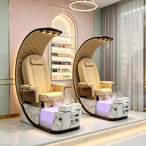 Chaise de massage de luxe en forme de lune pour salon de beauté, dossier haut, pour spa – Offre spéciale - Product Image 1