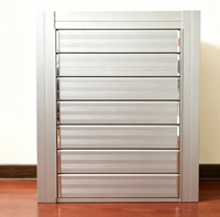 Système de ventilation mural vertical moderne Windowmate, décoration de façade, pare-soleil extérieur réglable en alliage d'aluminium